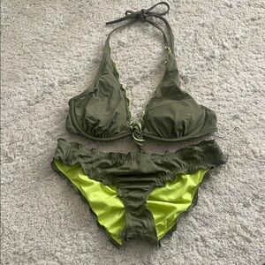 Victoria’s Secrets Essential Ruffled Bikini